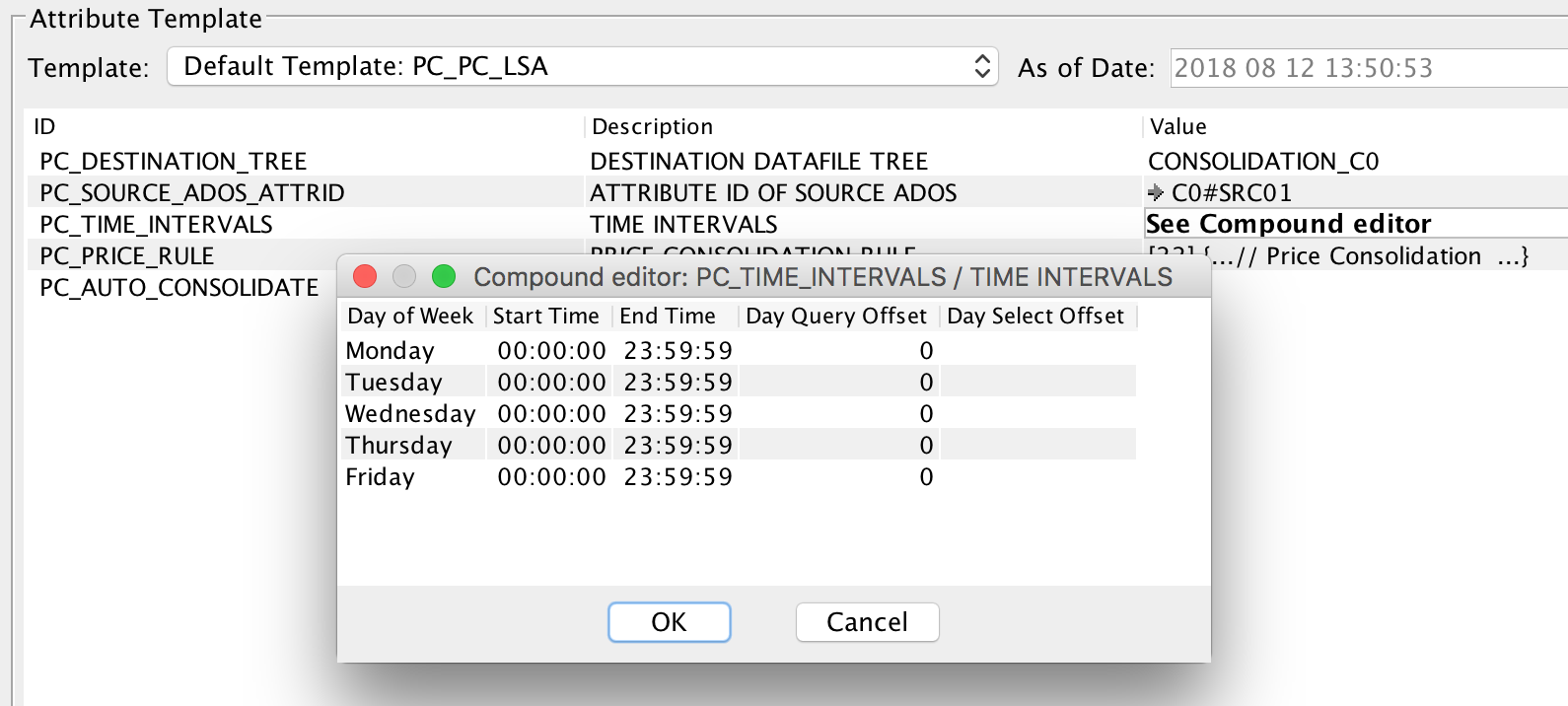 PC time intervals